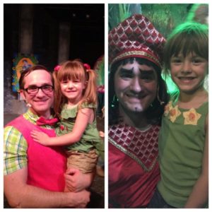 Penelope at Little Shop of Horrors (2013) and Shrek The Musical (2016) with Andrew Cannata